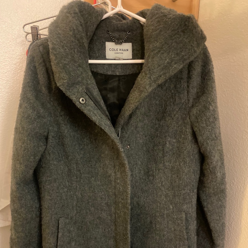 Cole Haan wool dress coat